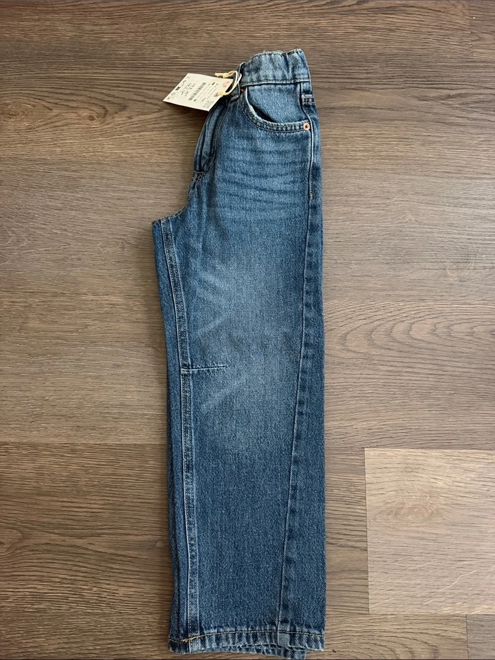 Zara Kids Blue Straight-Leg Jeans